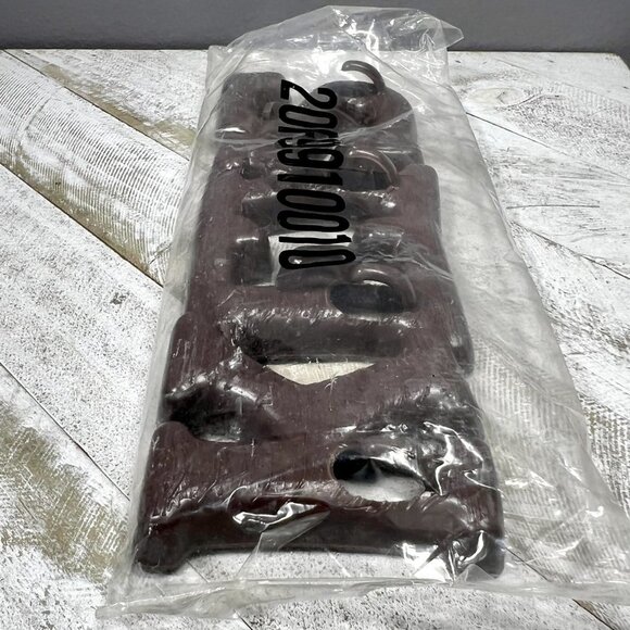 Retro Brown Plastic "KEYS" Wall Hanging Key Rack Organizer w/‎ Hooks -NIP - Picture 7 of 14